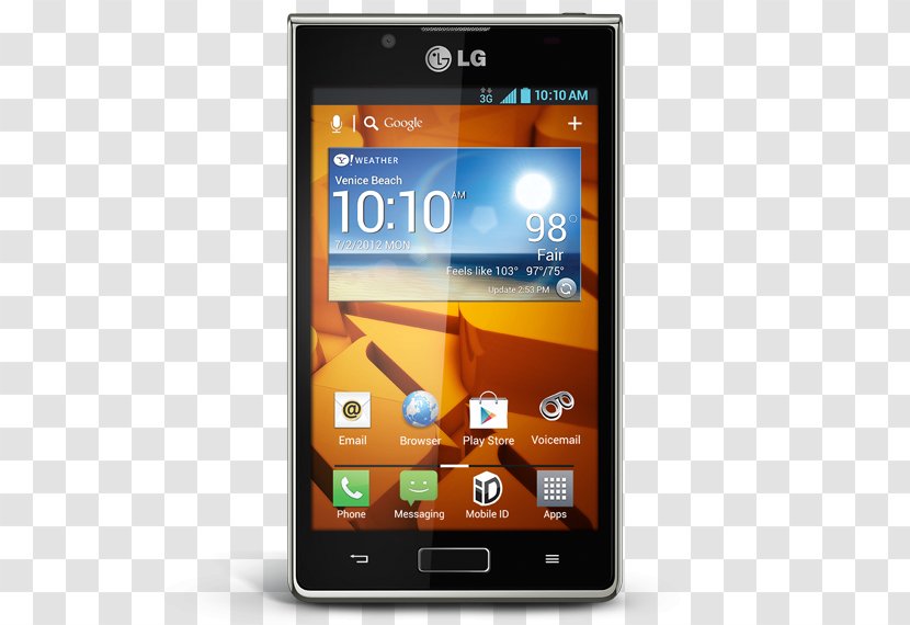 LG Rumor Boost Mobile Android Venice 730 - Telephone Transparent PNG