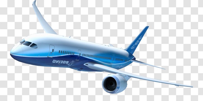 Flight Training Airplane Aircraft - Boeing 787 Dreamliner Transparent PNG