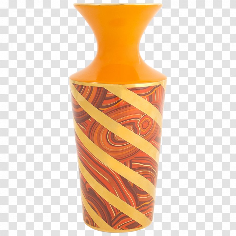 Jonathan Adler Banana Bud Vase Malachite Twist Vase, Orange Household Goods Interior Design Services - Furniture - Modern Clay Vases Transparent PNG