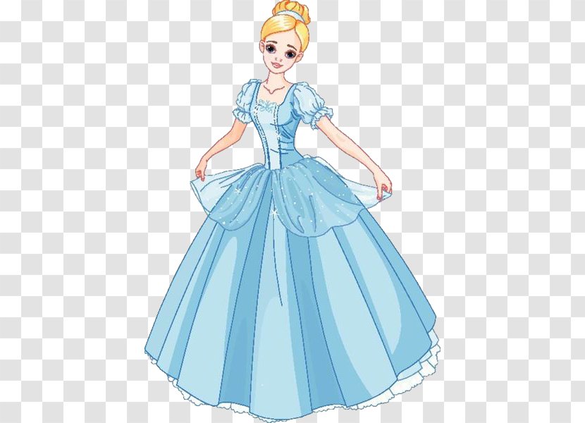 Gown Princess Illustration - Silhouette - Put The Skirt Transparent PNG