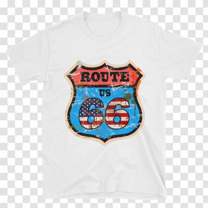 T-shirt U.S. Route 66 Clothing Printing Etsy - Us - Personalized Colorful Flags Transparent PNG