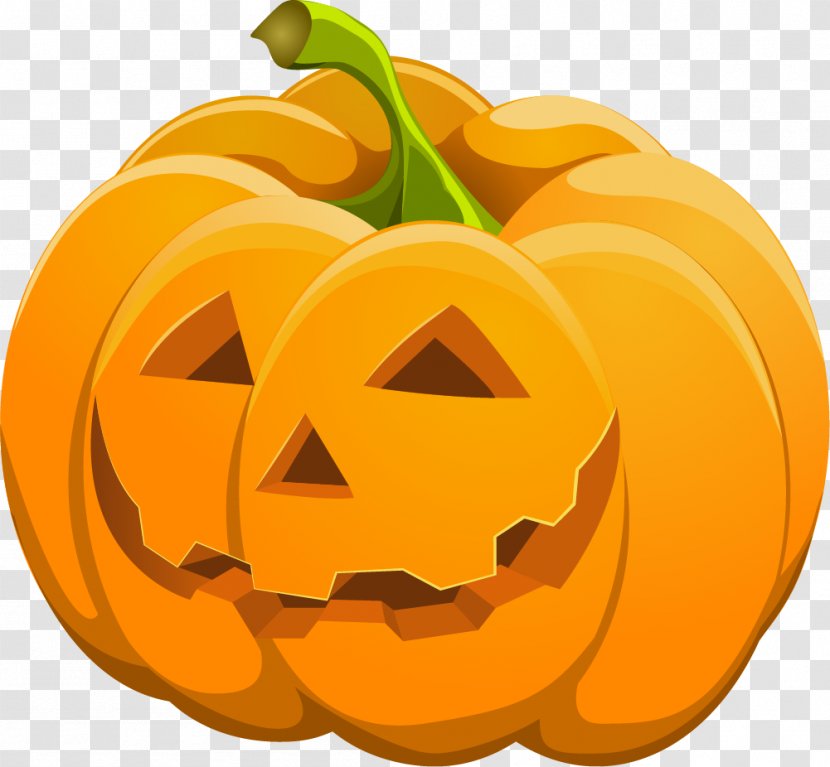 Pumpkin Jack-o-lantern Royalty-free - Calabaza - Cartoon Yellow Head Transparent PNG
