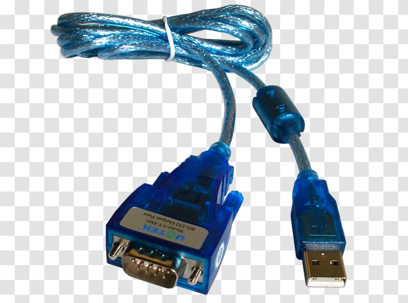 USB Adapter Serial Port RS-232 - Cable Transparent PNG