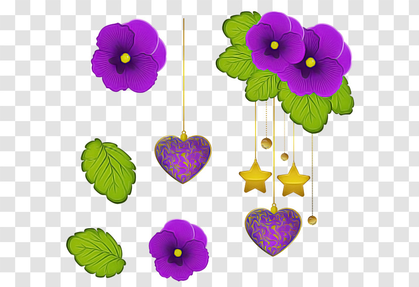 Purple Violet Flower Plant Violet Family Transparent PNG