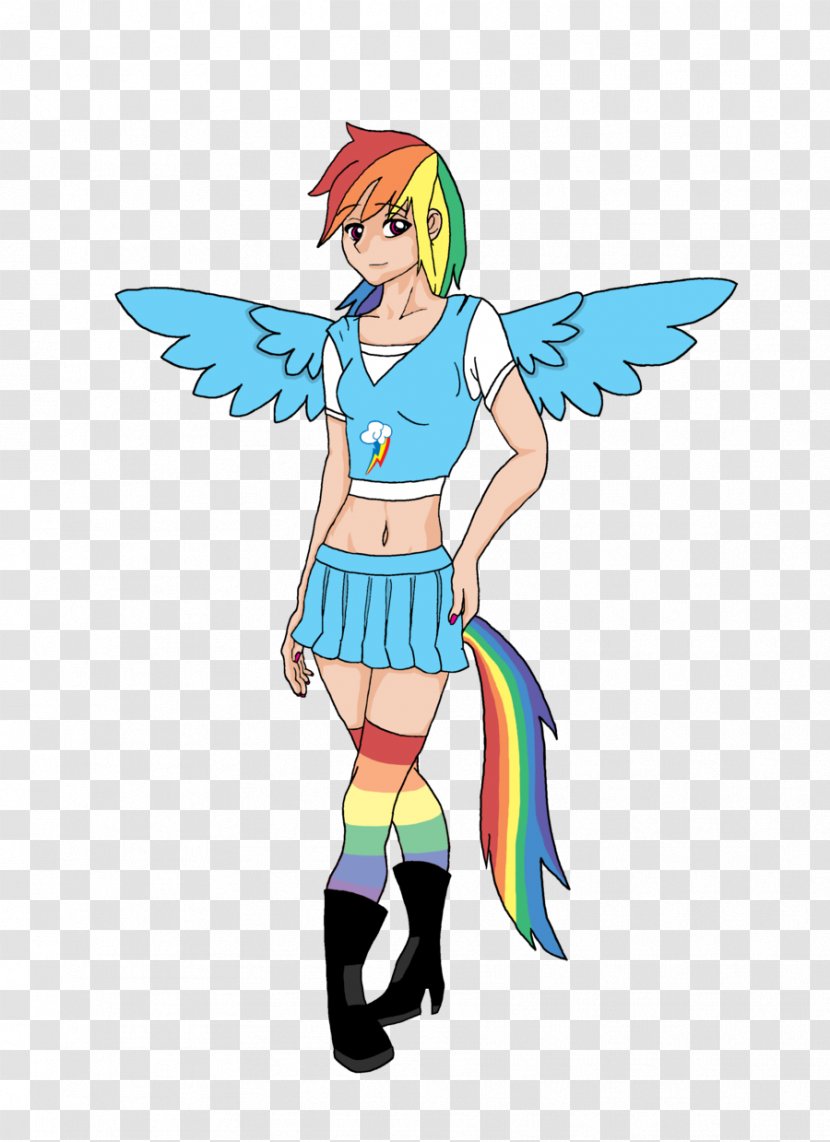 Rainbow Dash My Little Pony: Equestria Girls DeviantArt - Silhouette - Cheryl Blossom Transparent PNG