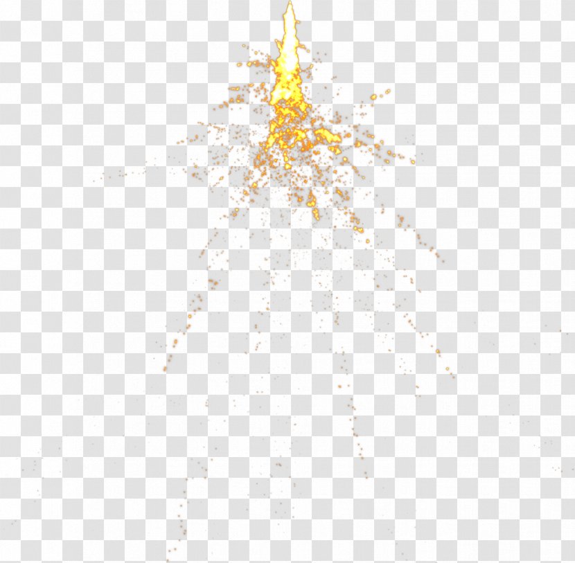 Yellow Triangle Pattern - Light - Particle Explosion Dynamic Effect Picture Transparent PNG