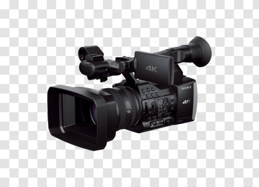 Video Cameras 4K Resolution Sony Handycam FDR-AX1 - Camera Transparent PNG