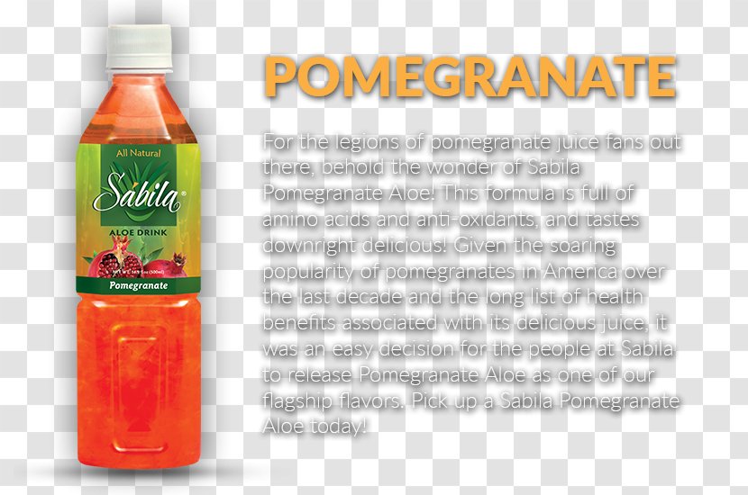 Juice Fizzy Drinks Aloe Vera Drinking - Brand - Pomegranate Transparent PNG