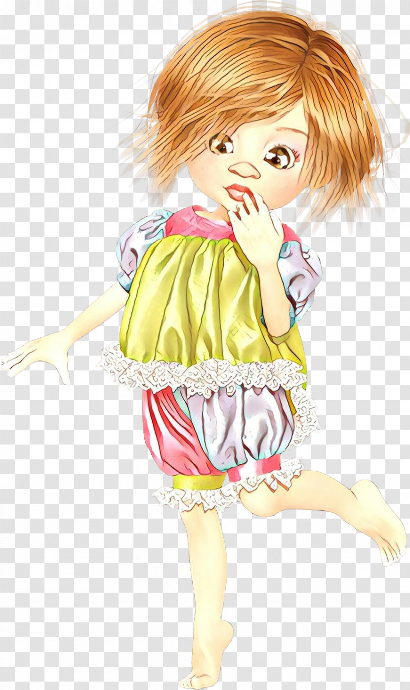 Cartoon Doll Sketch Drawing Child Transparent PNG