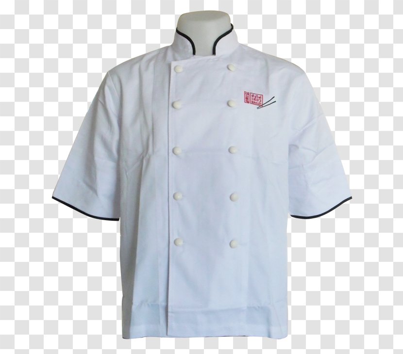 T-shirt Chef's Uniform Lab Coats Jacket Button Transparent PNG