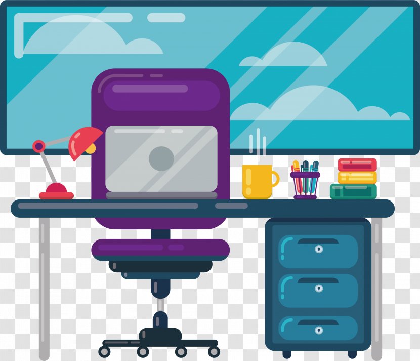Laptop Interior Design Services Designer - Office Transparent PNG