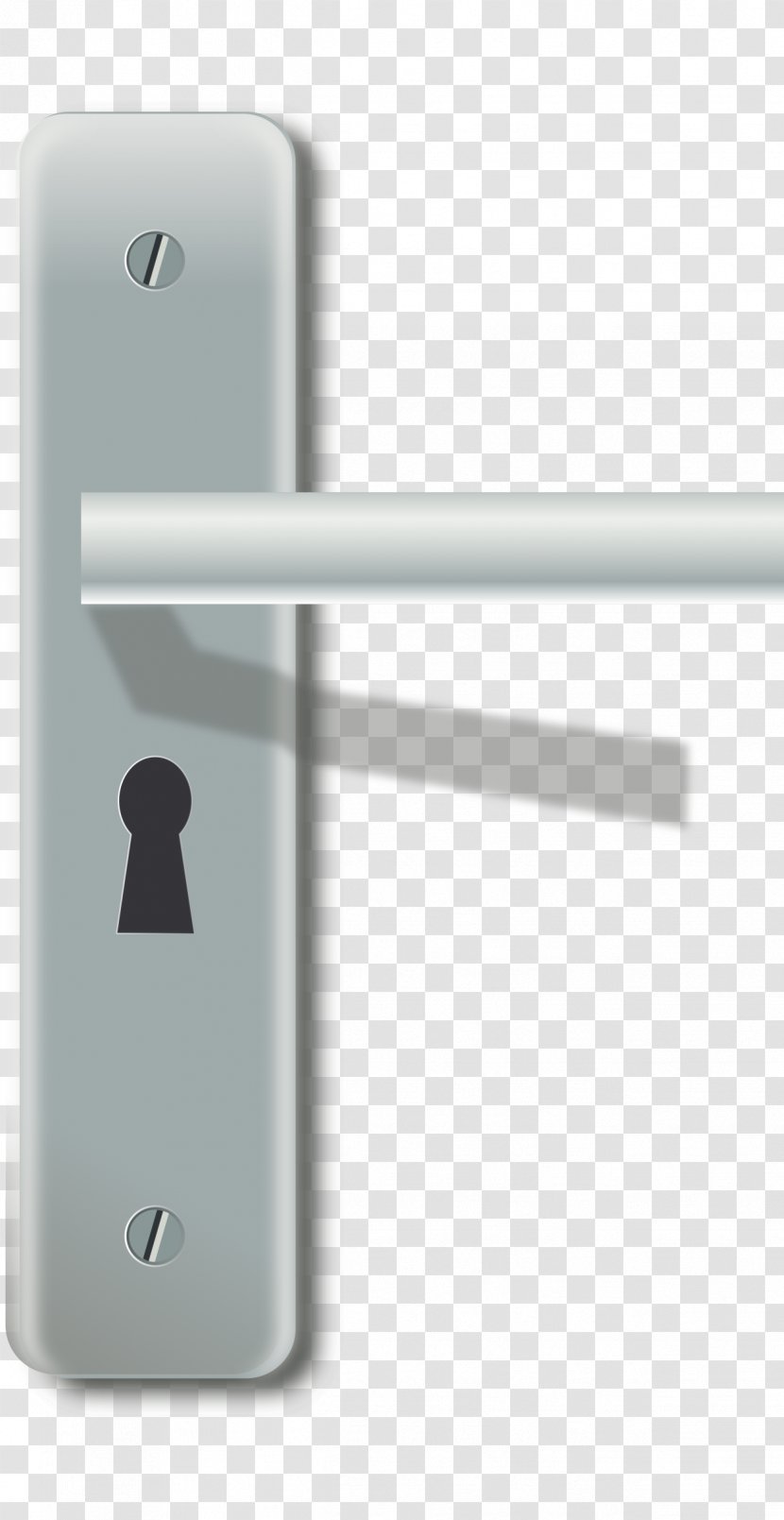 Lock Door Handle Latch Clip Art - Hardware Accessory Transparent PNG