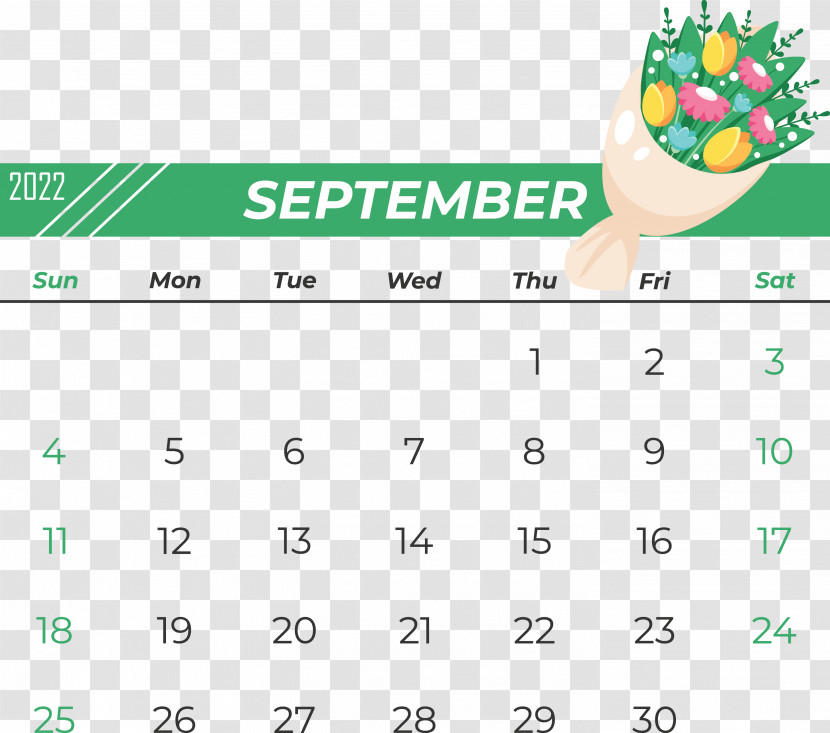 Line Font Calendar Number Green Transparent PNG