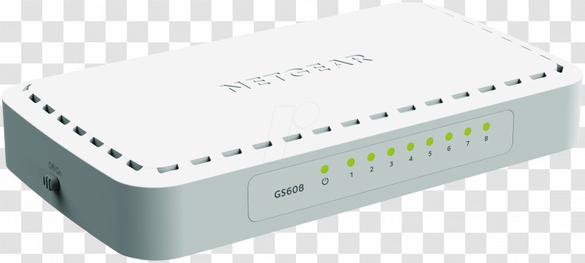 Gigabit Ethernet Network Switch Netgear Computer - Port Transparent PNG