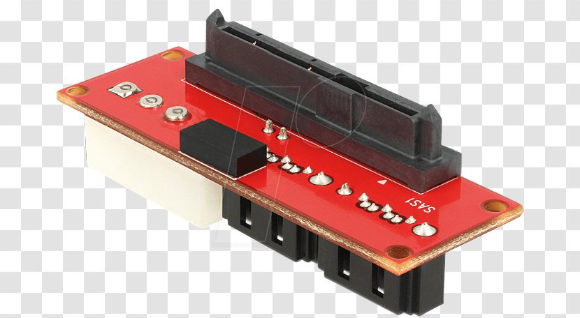 Serial Attached SCSI Adapter ATA Hard Drives Hot Swapping - Computer Hardware - Circuit Component Transparent PNG