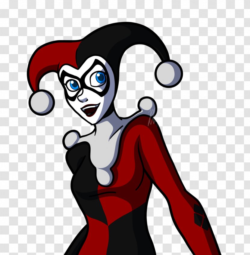 Harley Quinn Joker Supervillain Character DC Comics - Watercolor Transparent PNG