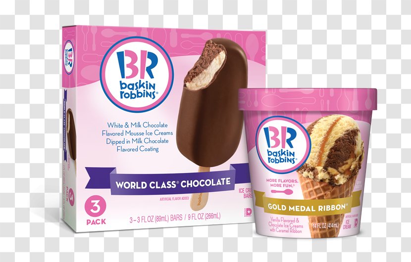 Ice Cream Baskin-Robbins Chocolate Bar Flavor Food Transparent PNG