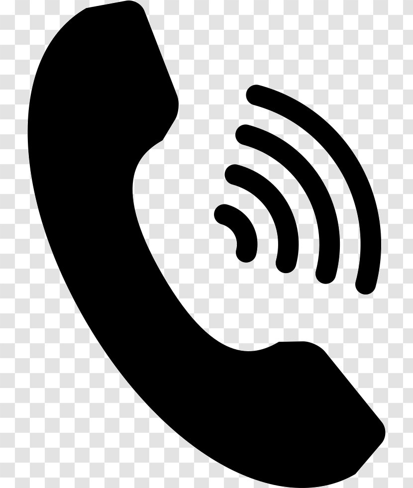 Telephone Call - Black And White - Logo Transparent PNG
