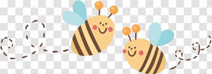 Apidae Clip Art - Rgb Color Model - Cartoon Bees Transparent PNG