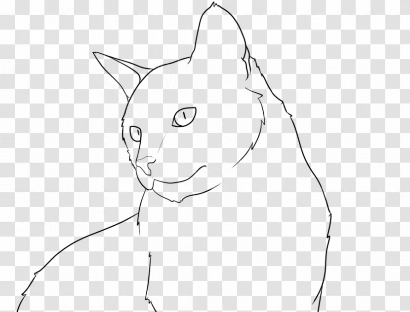 Kitten Whiskers Domestic Short-haired Cat Drawing - Cartoon Transparent PNG