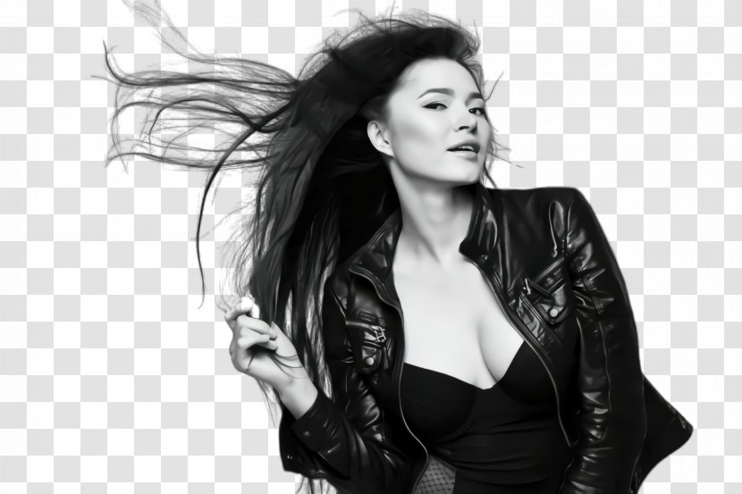 Hair Leather Photo Shoot Beauty Fashion Model - Long Jacket Transparent PNG
