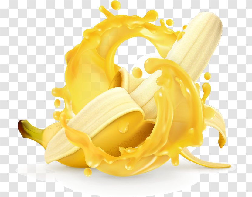 Banana Royalty-free Clip Art - Cartoon Yellow Juice Transparent PNG