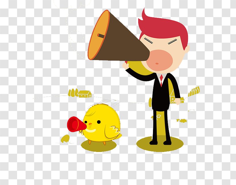 Megaphone Loudspeaker Clip Art - Cartoon - Speaker Transparent PNG