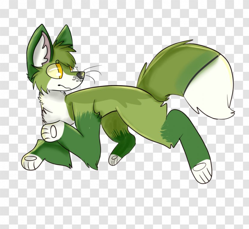 Cat Red Fox Green DeviantArt - Grass Transparent PNG