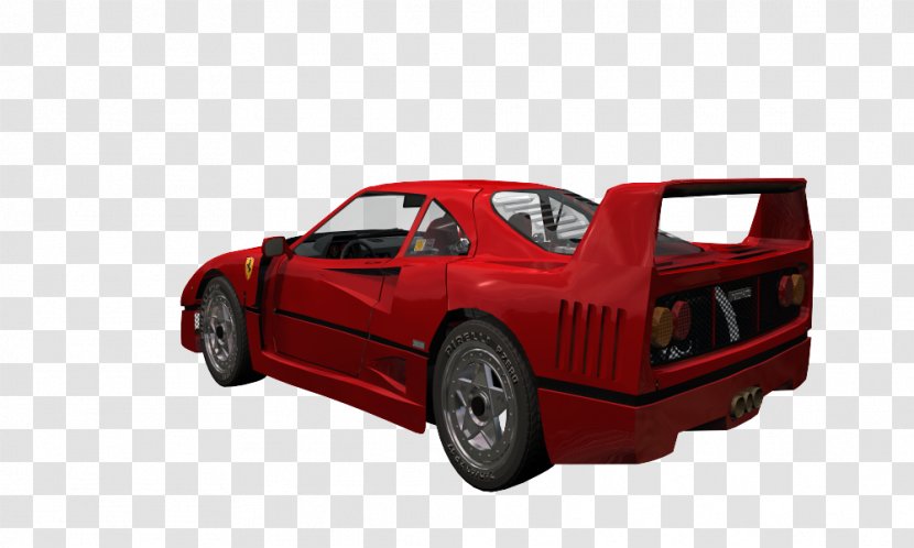 Ferrari F40 Model Car Automotive Design - Play Vehicle Transparent PNG