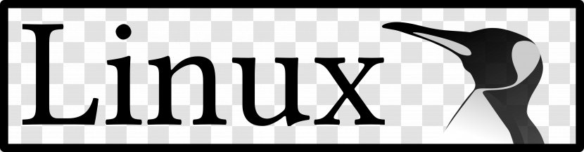 Linux Libertine Tux Logo Font - Silhouette Transparent PNG