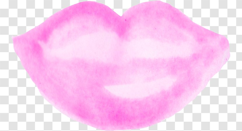 Lip Mouth Shape Kiss - Material - Pink Lips Pattern Transparent PNG