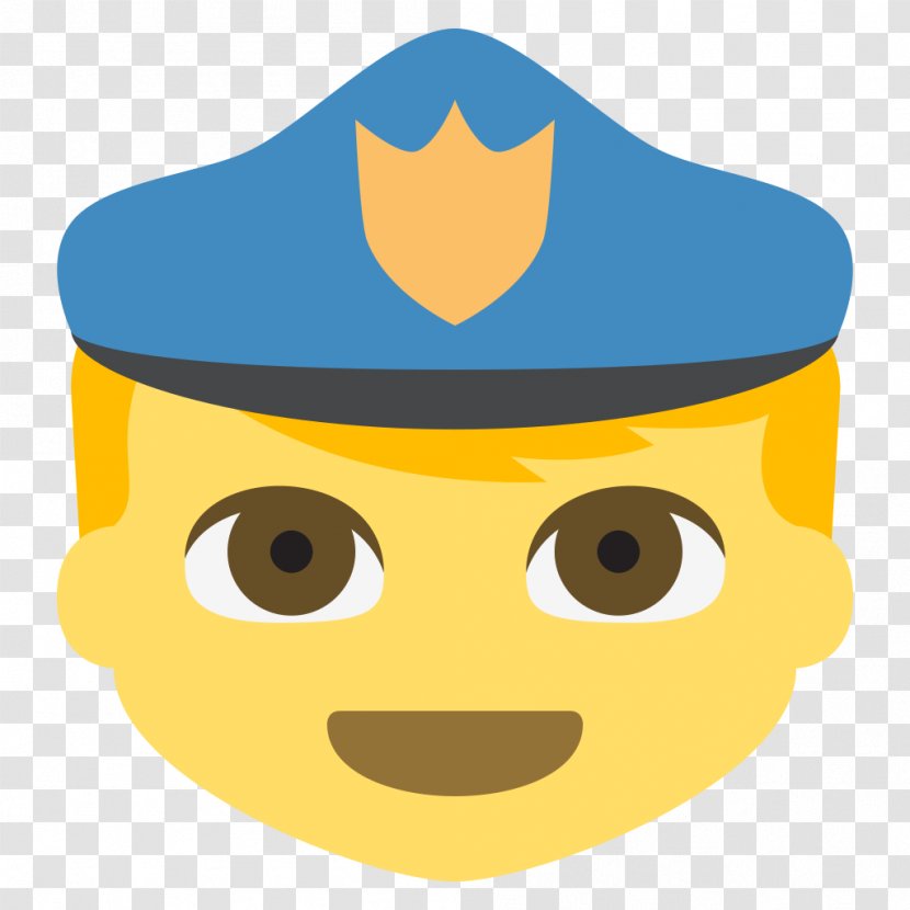 Emoji Police Officer Human Skin Color Emoticon - Text Messaging Transparent PNG