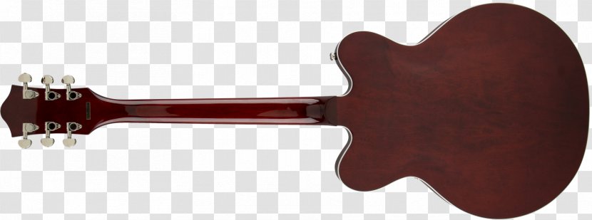 Gretsch Semi-acoustic Guitar Cutaway Electric - Bigsby Vibrato Tailpiece Transparent PNG