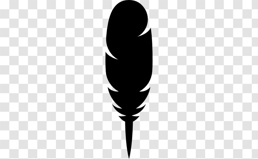 Feather - Silhouette - Bird Transparent PNG