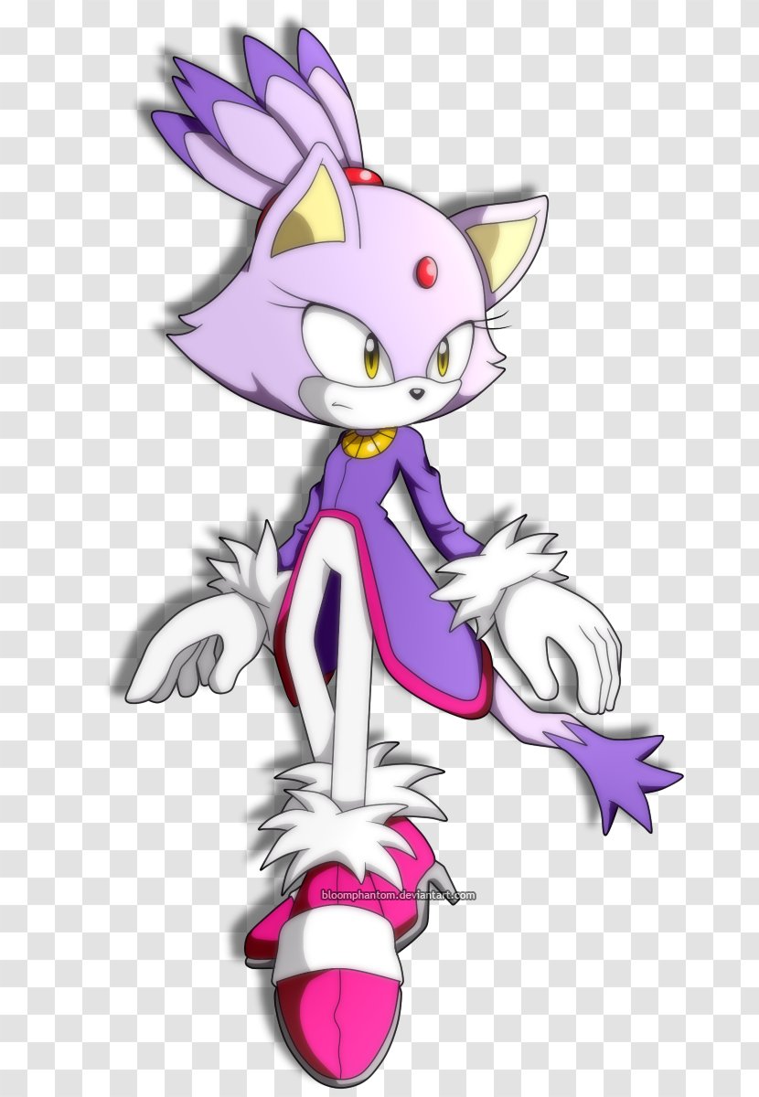 Sonic The Hedgehog Shadow Blaze Cat - Heart Transparent PNG