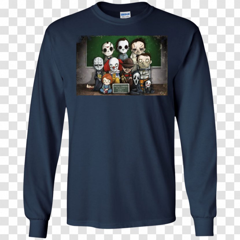 Long-sleeved T-shirt Hoodie - Sweatshirt - School Class Transparent PNG