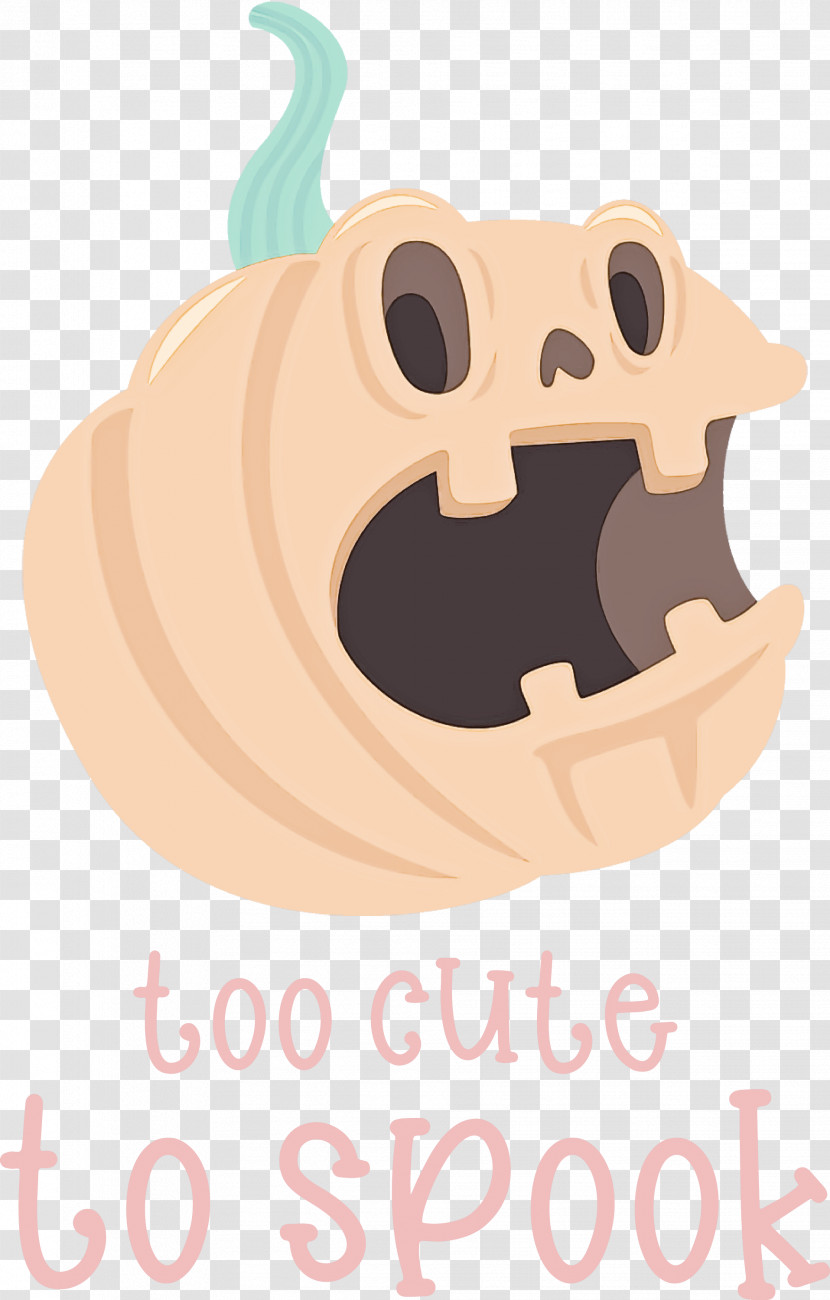 Halloween Too Cute To Spook Spook Transparent PNG