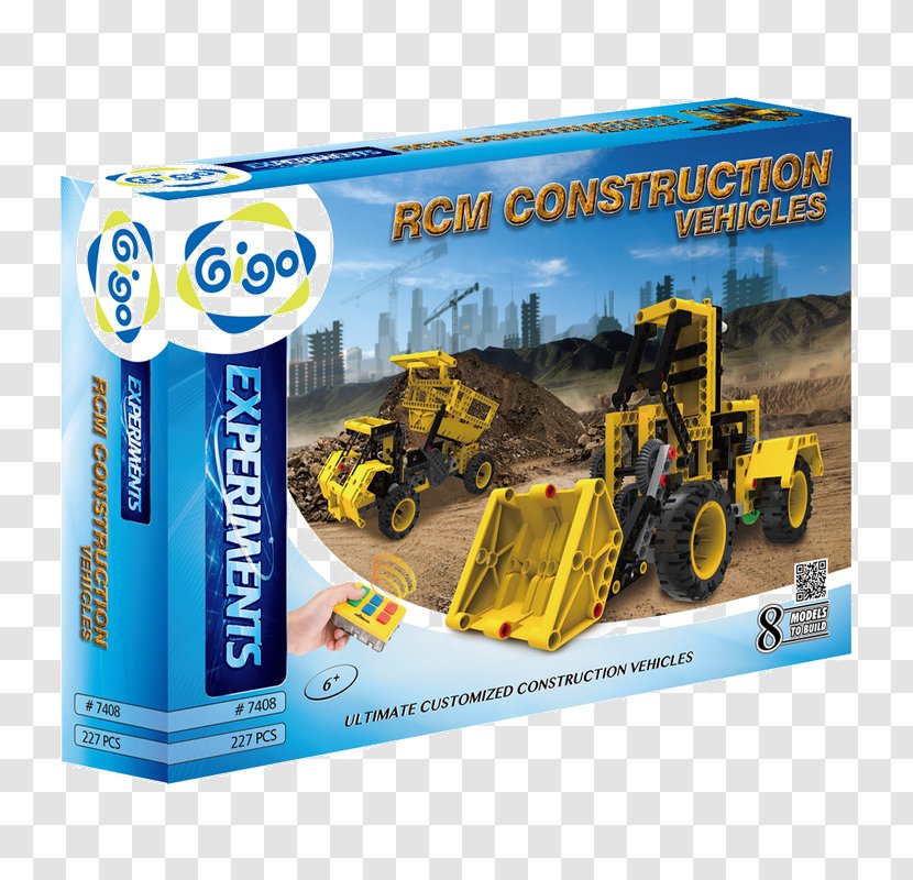 Heavy Machinery Electricity Science Experiment Chemistry Set - Scale Model - Construction Trucks Transparent PNG