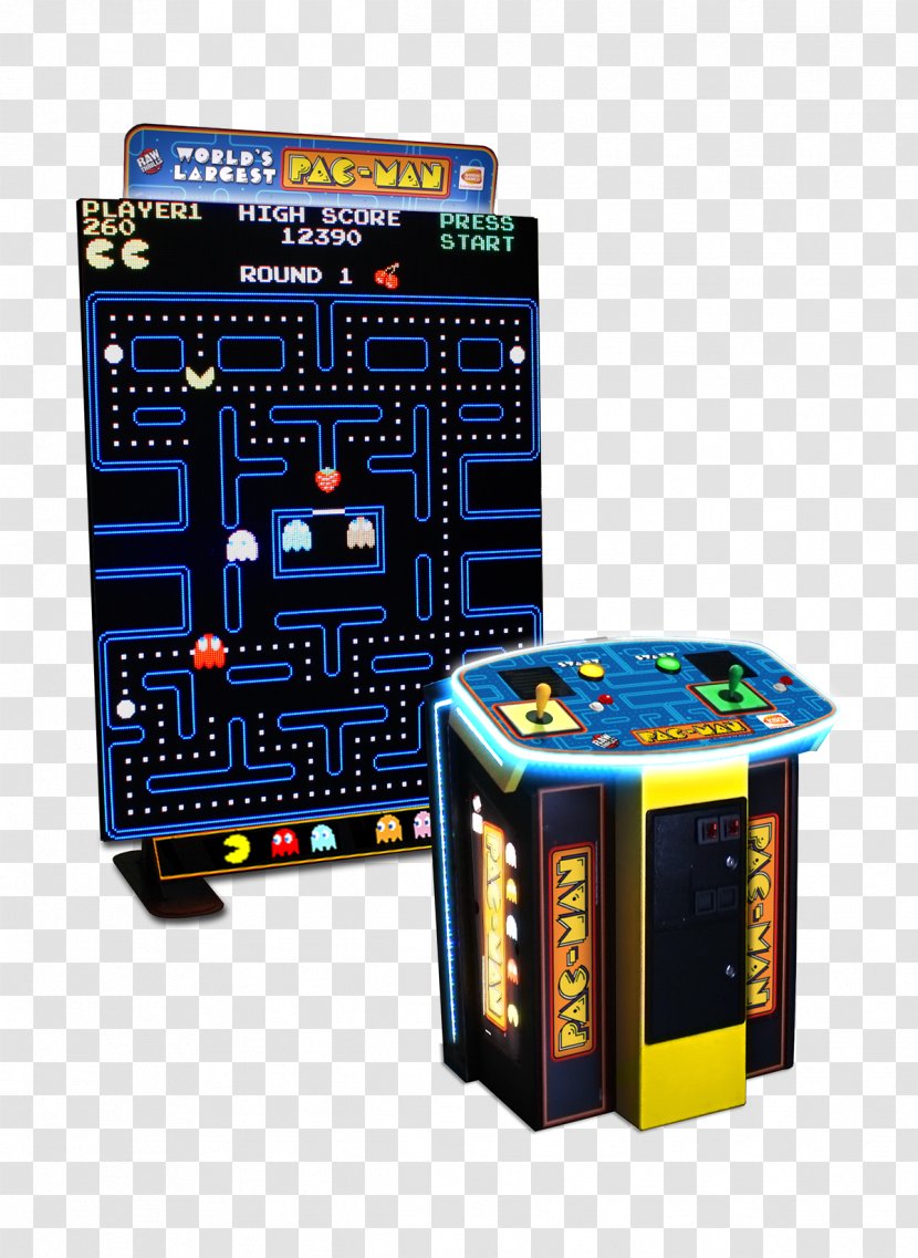 Ms. Pac-Man Battle Royale World's Biggest Galaga - Amusement Arcade - Games Transparent PNG