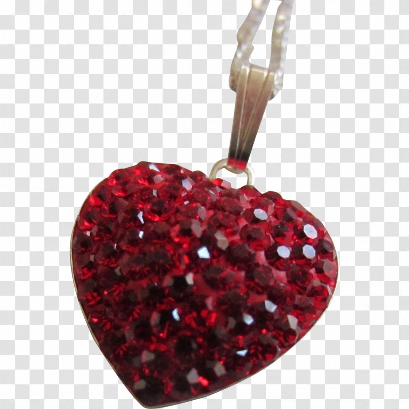 Charms & Pendants Christmas Ornament Jewellery Heart - Ruby Transparent PNG