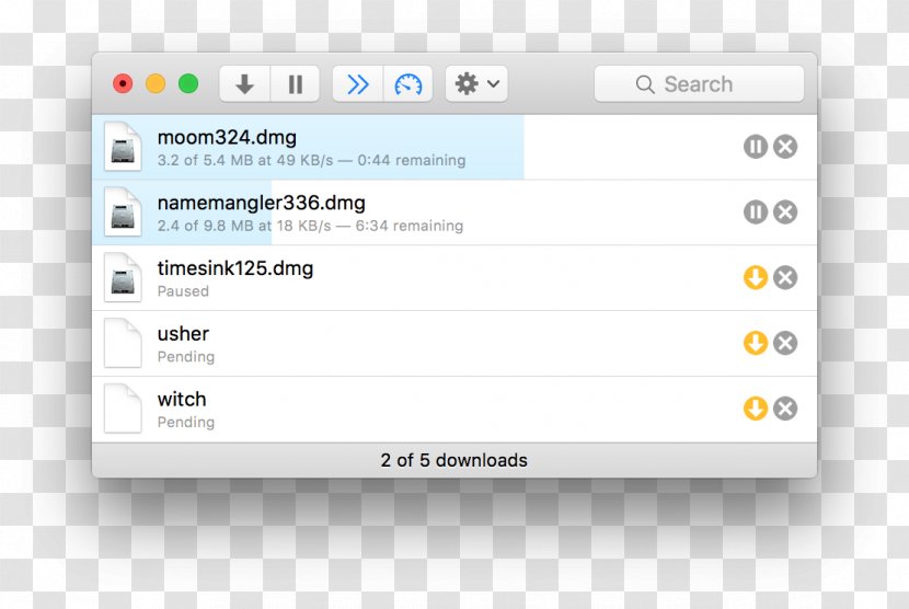 MacOS Internet Download Manager - Screenshot - Folx Transparent PNG