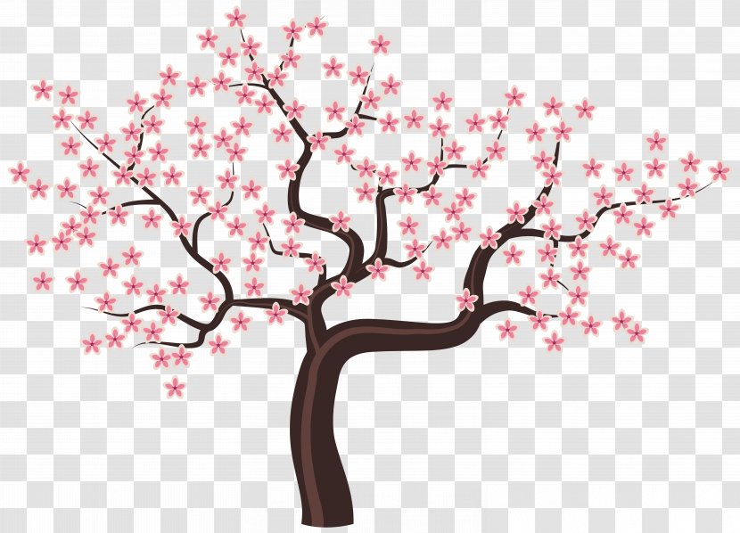 Flower Tree Clip Art - Cliparts Transparent PNG