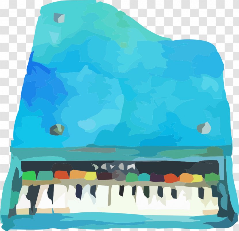 Blue Piano Tudou.com - Material Transparent PNG
