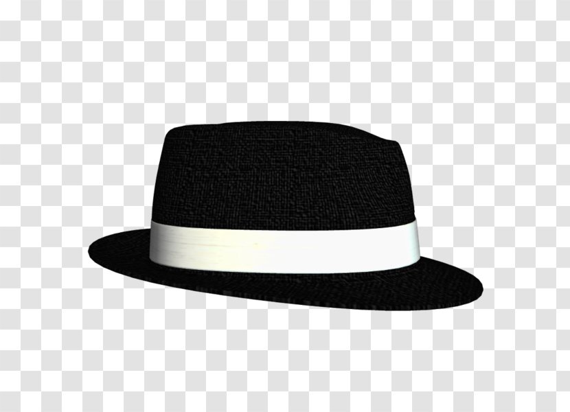 Hat Fedora Gangster - Brand - Broad-brimmed White Rim Black Gang Transparent PNG