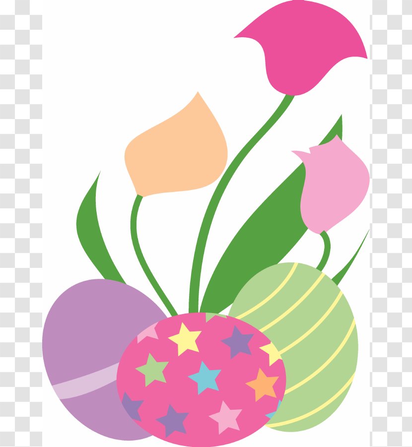Easter Bunny Egg Clip Art - Plant - Springtime Background Cliparts Transparent PNG