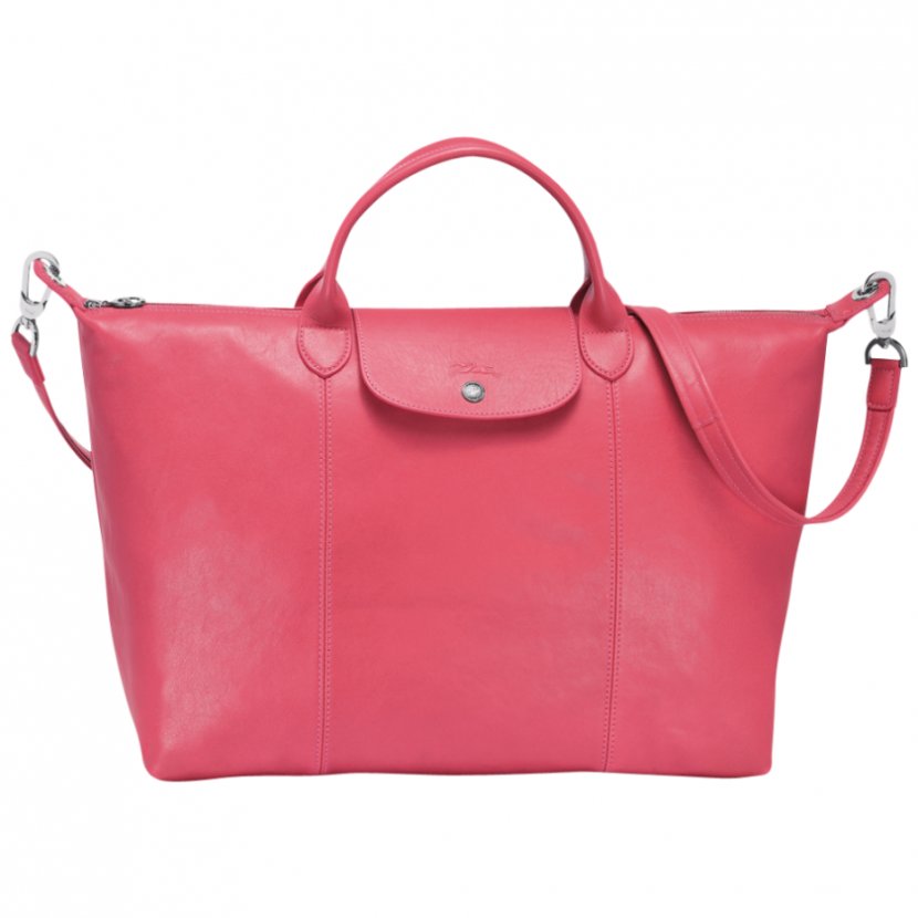 Pliage Longchamp Handbag Leather - Shoulder Bag - Pink Woman Bags Transparent PNG