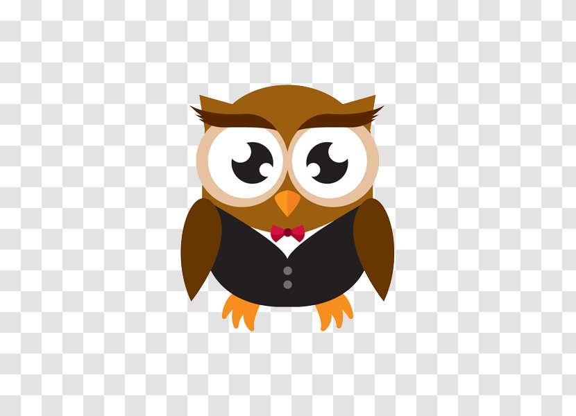 Owl Download Icon - Color - Suit Transparent PNG