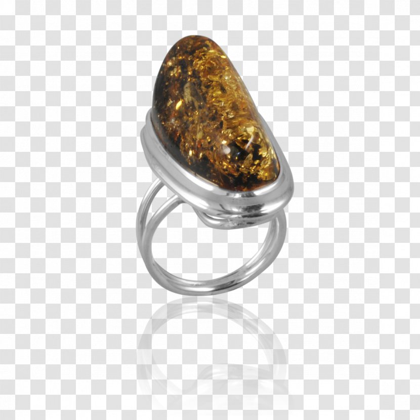 Baltic Amber Ring Jewellery Gemstone Transparent PNG