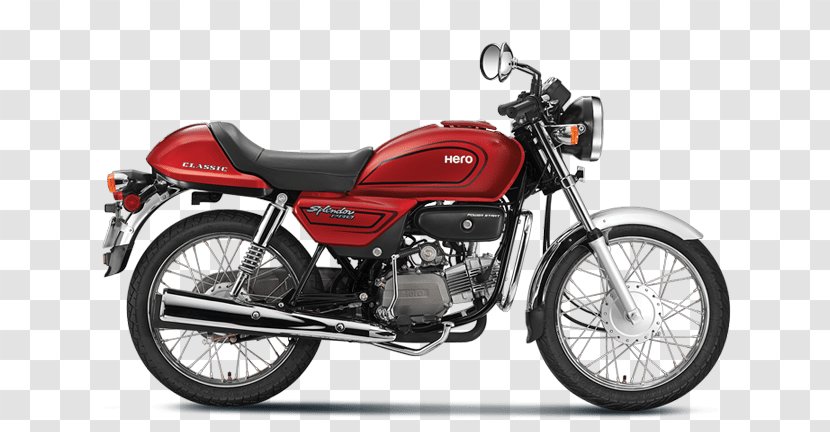 Hero MotoCorp Honda Splendor Motorcycle Classic Bike Café Racer - Tire Transparent PNG