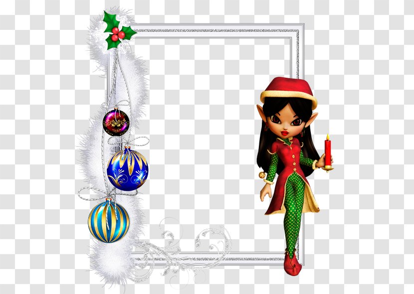 Christmas Ornament Elf Santa Claus Lights - Fictional Character Transparent PNG